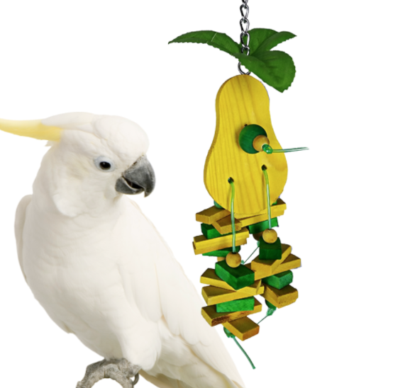 Mini Gruszka- zabawka dla wszystkich papug od ParrotPlanet.pl