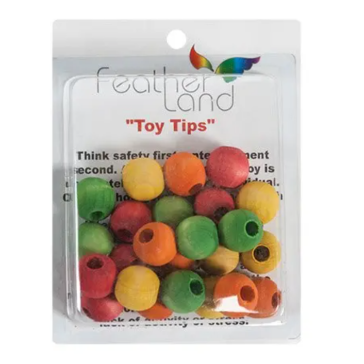 Kuleczki drewniane części zamienne do robienia zabawek dla papug DIY lub zabawka do łapki od ParrotPlanet.pl