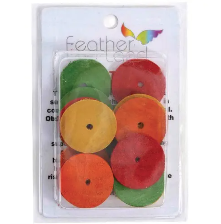 Drewniane dyski części zamienne do robienia zabawek dla papug DIY lub zabawka do łapki od ParrotPlanet.pl