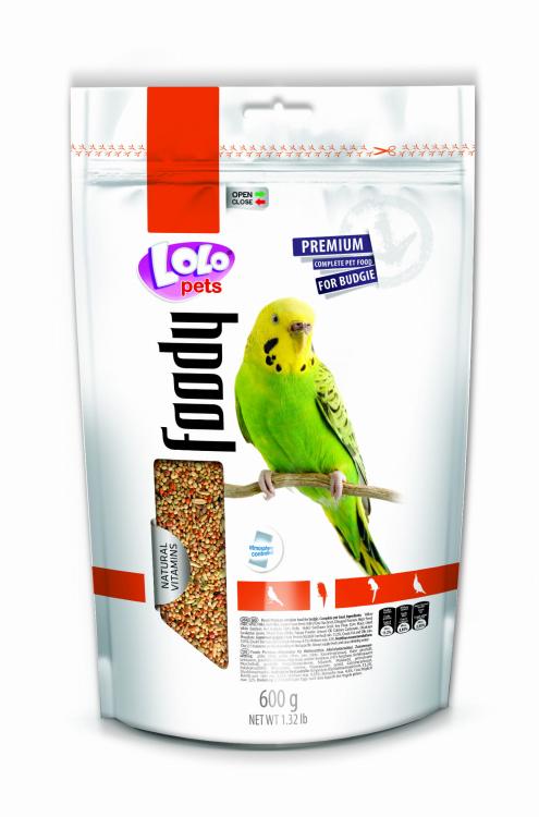 LoLo Pets FOODY Premium 600 g pokarm dla papużek falistych od ParrotPlanet.pl