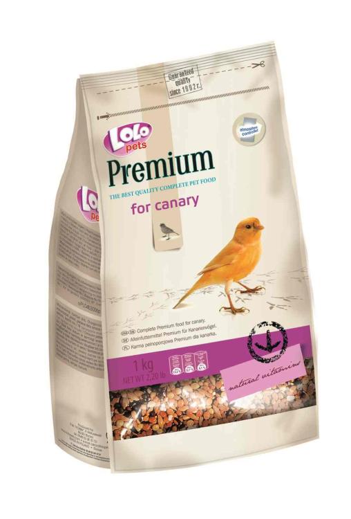LoLo Pets PREMIUM 1kg pokarm dla KANARKA od ParrotPlanet.pl