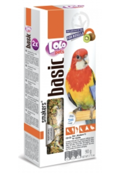 LoLo Pets Basic -Smakers DEDYKOWANY DLA ROZELLI KIWI 90g (2x45g) od ParrotPlanet.pl