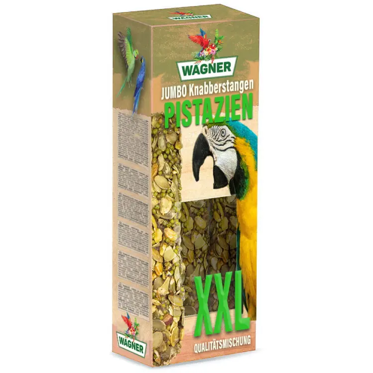 KOLBY WAGNER - PISTACJOWA Rozkosz XXL - kolby pistacjowa dla dużych i średnich papug 225g od ParrotPlanet.pl