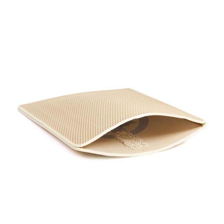 Magiczna Dwuwarstwowa Mata pod kuwetę CanadianCat beżowa od ParrotPlanet.pl