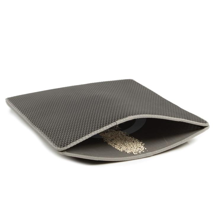 Magiczna Dwuwarstwowa Mata pod kuwetę CanadianCat czarna od ParrotPlanet.pl