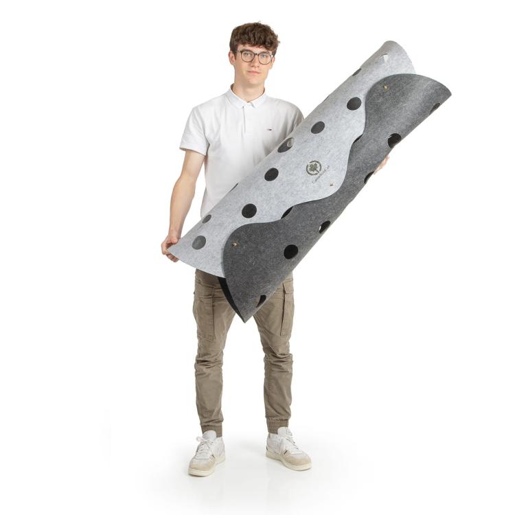 KOCI TUNEL XXL | Canadaian Cat | jasnoszary/ciemnoszary | 120 x 35 cm od ParrotPlanet.pl