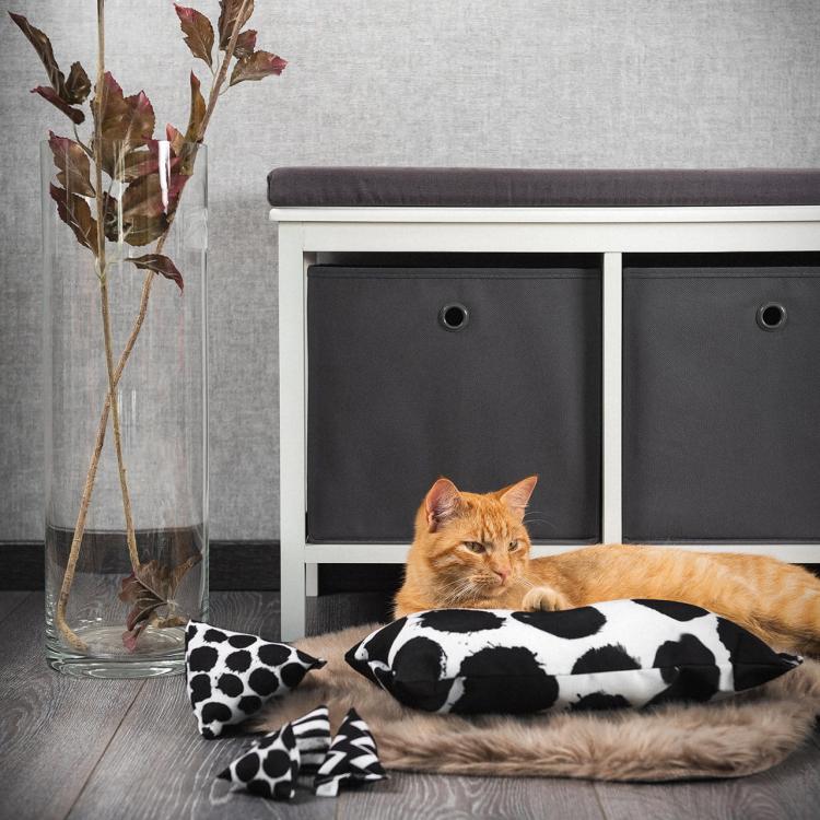 Poduszeczka PIRAMIDKA XL do Przytulania dla kota | Canadian Cat | ZEBRA | kocimiętka 11g od ParrotPlanet.pl