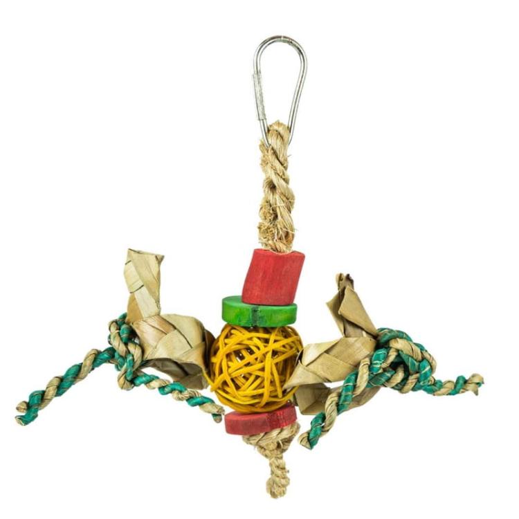 Wisząca Radość - zabawka dla małych i średnich papug od ParrotPlanet.pl