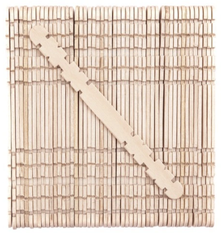 NATURALNE Patyczki dla papug FERTER do łapki lub części zamienne DIY 50 sztuk od ParrotPlanet.pl