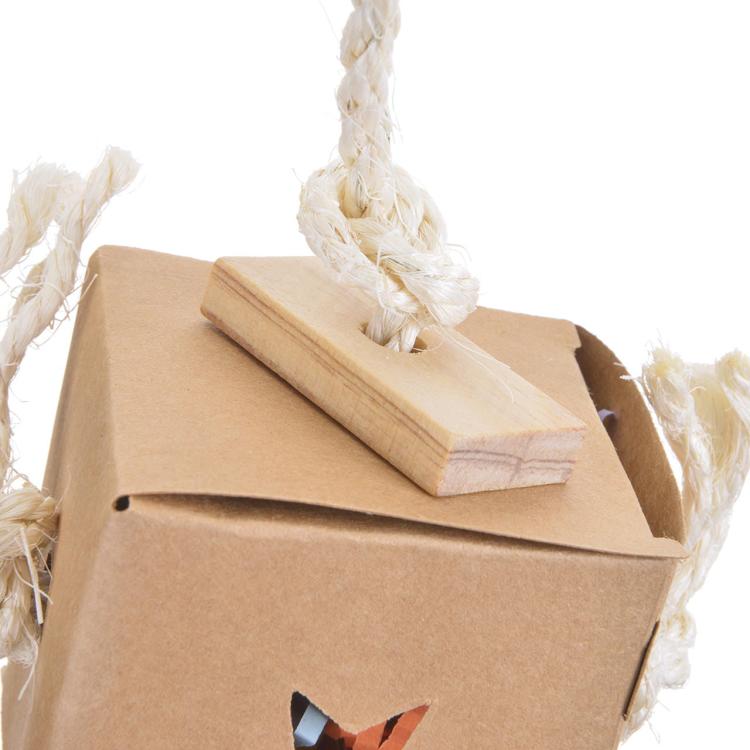 Zabawka Sześcian M - dla średnich papug od ParrotPlanet.pl