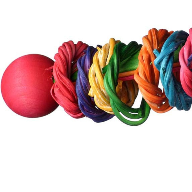 Sztanga 2 - zabawka do łapki dla średnich i dużych papug od ParrotPlanet.pl