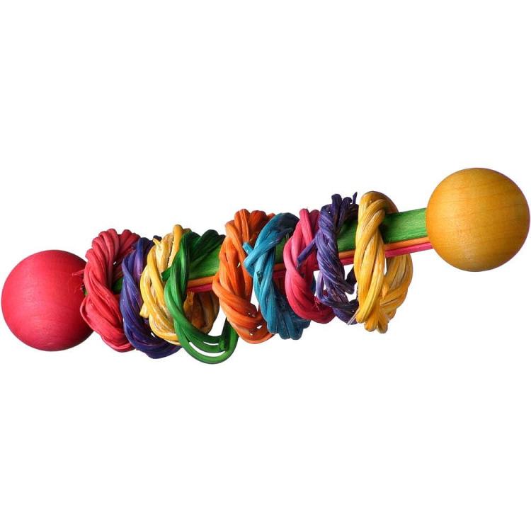 Sztanga 2 - zabawka do łapki dla średnich i dużych papug od ParrotPlanet.pl