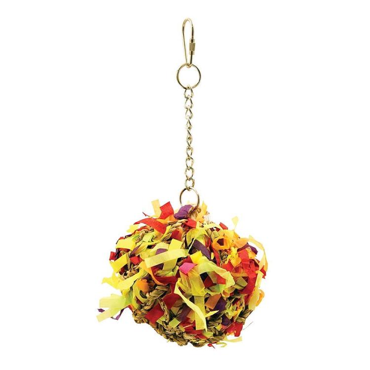 Piłka do dziobania S- dla małych i średnich PaPug od ParrotPlanet.pl