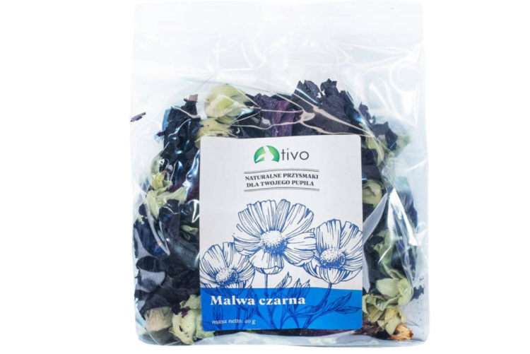 Płatki malwy czarnej dla papug – naturalny dodatek kwiatowy | 45 g  od ParrotPlanet.pl