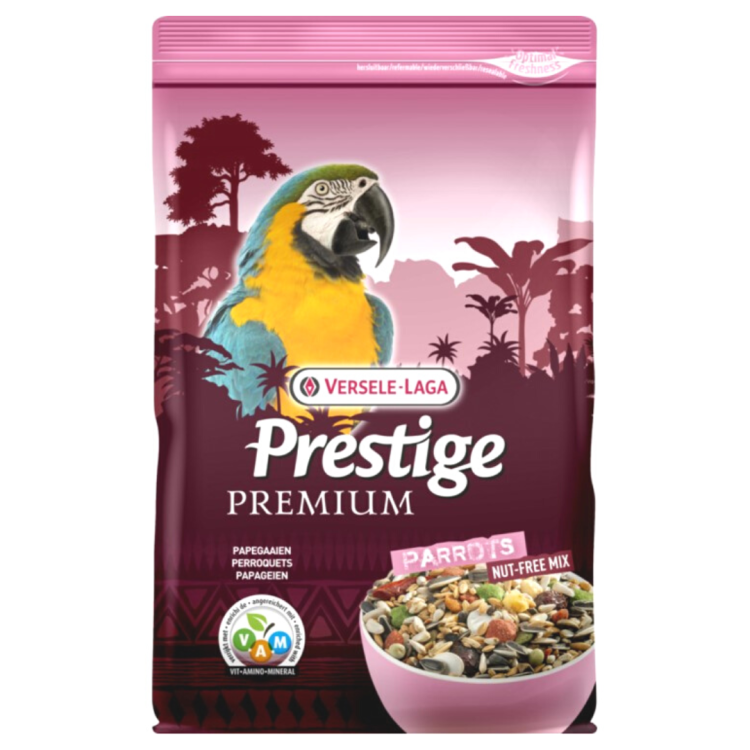 Versele Laga Parrots Premium 2kg bez orzechów - pokarm dla dużych papug: ar, amazonek i innych r od ParrotPlanet.pl