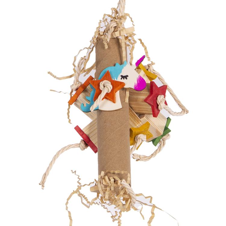 Jednorożec - zabawka dla średnich i dużych papug od ParrotPlanet.pl