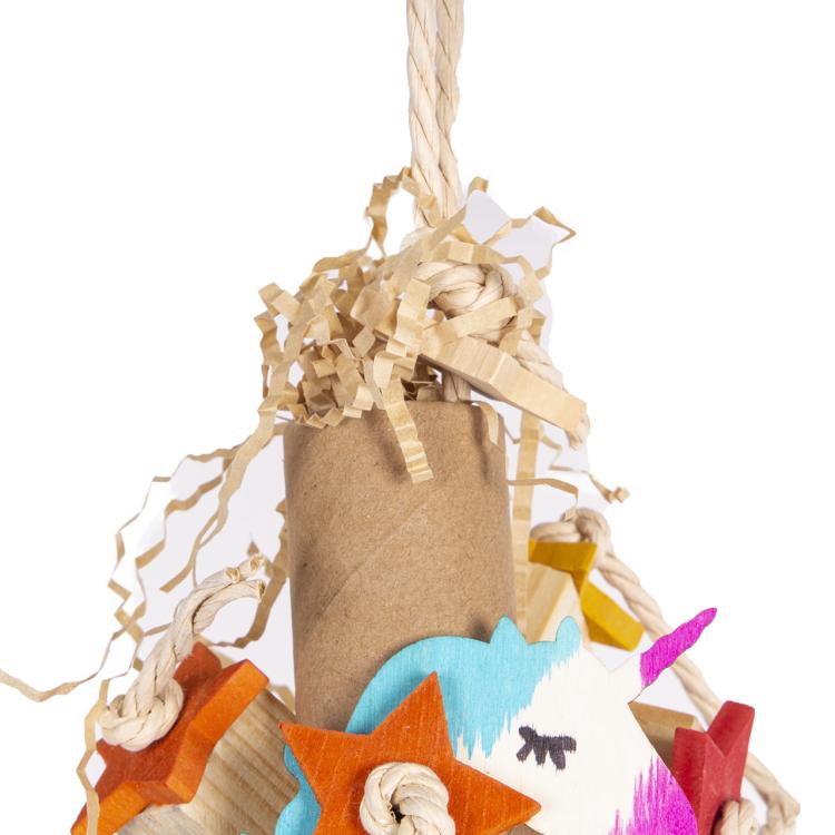 Jednorożec - zabawka dla średnich i dużych papug od ParrotPlanet.pl