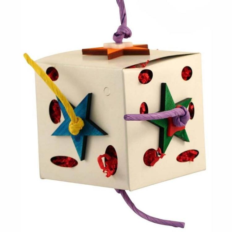 Pudełko gigant M/L - zabawka dla średnich i większych papug rozm.M/L od parrotplanet.pl