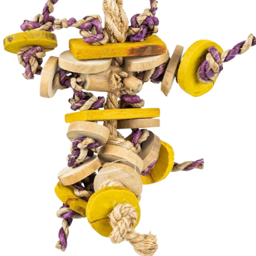 Wesoły Woody - zabawka dla małych i średnich papug od ParrotPlanet.pl