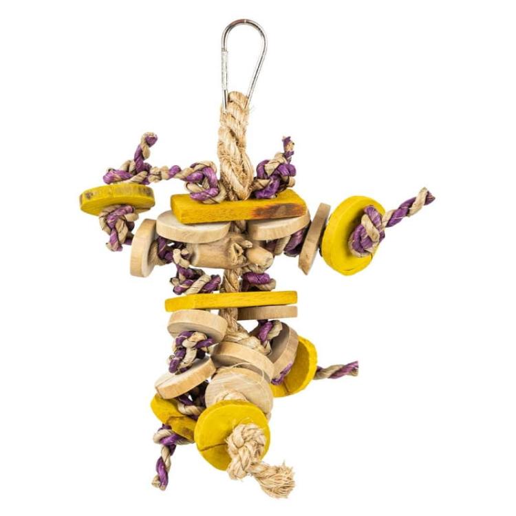 Wesoły Woody - zabawka dla małych i średnich papug od ParrotPlanet.pl