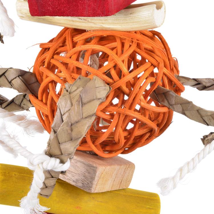 Zabawka Muszka - ku radości średnich i mniejszych papug od ParrotPlanet.pl