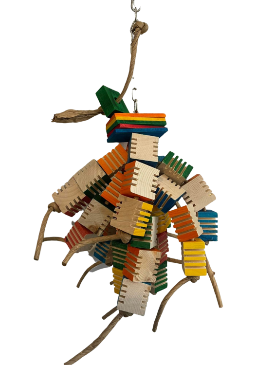 Big Gizmo - zabawka dla średnich i dużych papug  od ParrotPlanet.pl