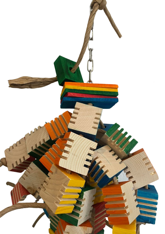 Big Gizmo - zabawka dla średnich i dużych papug  od ParrotPlanet.pl