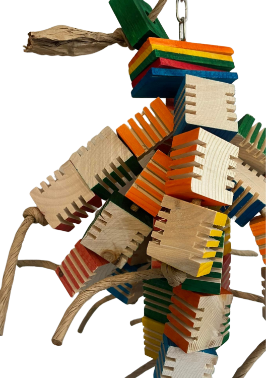 Big Gizmo - zabawka dla średnich i dużych papug  od ParrotPlanet.pl