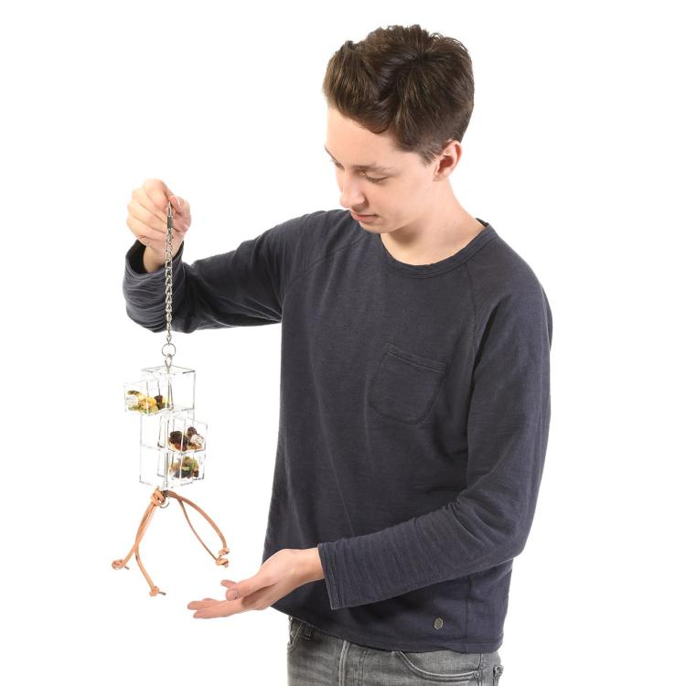 Szuflady z jedzeniem zabawka interaktywna dla papug od ParrotPlanet.pl