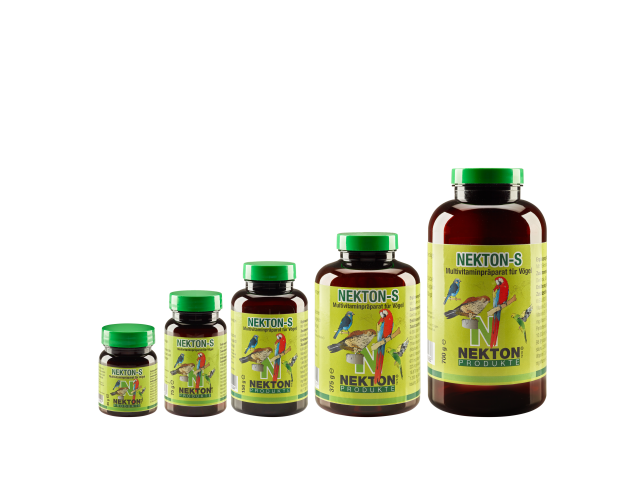NEKTON- S preparat wielowitaminowy dla wszystkich gatunków Papug 35g- ParrotPlanet.pl wyłączny dystrybutor Nekton w Polsce
