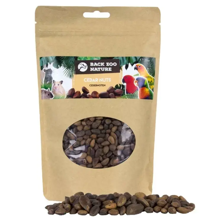 Back Zoo Nature -  Orzechy Cedrowe dla papug 200g od ParrotPlanet.pl
