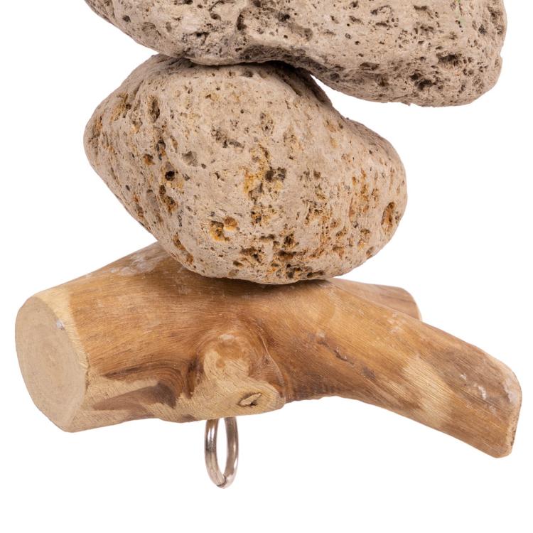 Java Lava Kebab Stone - naturalny kebab z kamieniami Lava i drzewem Java L od ParrotPlanet.pl