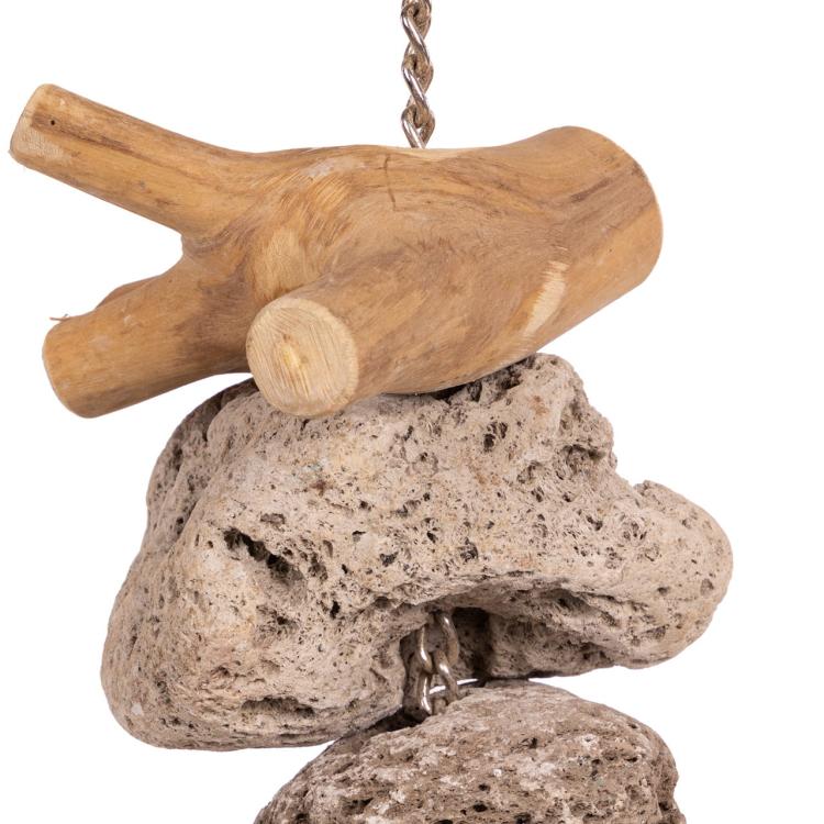 Java Lava Kebab Stone - naturalny kebab z kamieniami Lava i drzewem Java L od ParrotPlanet.pl