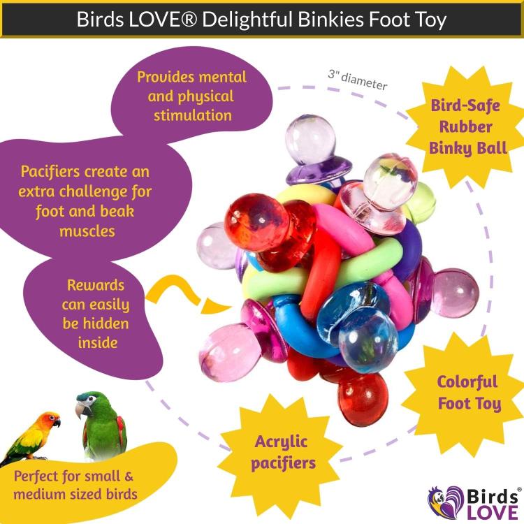 Smoczki do łapki M | super smocza zabawka dla wszystkich papug od ParrotPlanet.pl