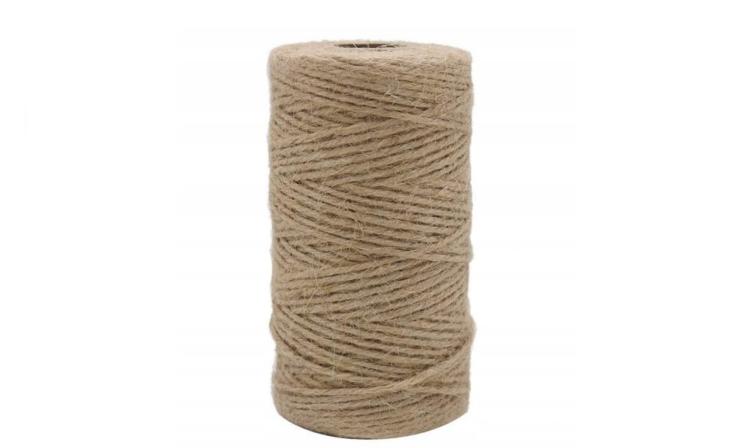 Naturalna linka z sizalu 10m - części zamienne do zabawek dla papug DIY od ParrotPlanet.pl