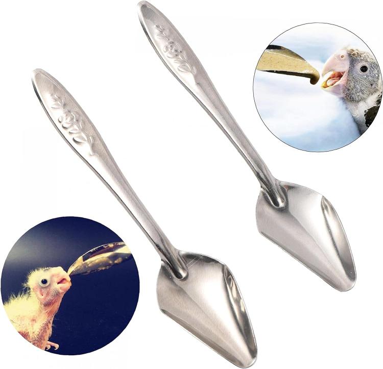 Wysokiej jakości Łyżka do ręcznego karmienia piskląt ze stali nierdzewnej od ParrotPlanet.pl