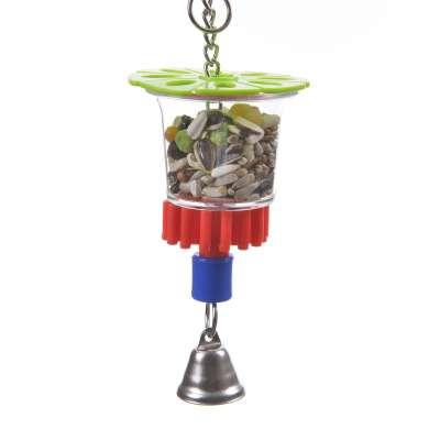 Karmik z łakociami pionowy - zabawka do żerowania dla wszystkich papug od ParrotPlanet.pl