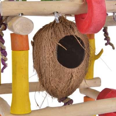 Ogromna Wieża JAVA GYM L dla dużych i średnich papug od ParrotPlanet.pl