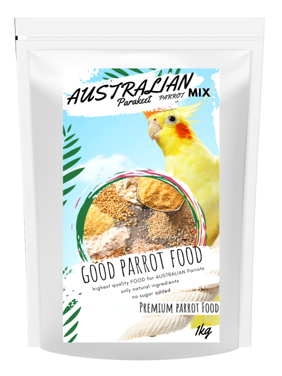 Premium Parrot Food- Australian Parakeet Mix - pokarm dla nimf i innych średnich australijskich papug 1 kg od ParrotPlanet.pl