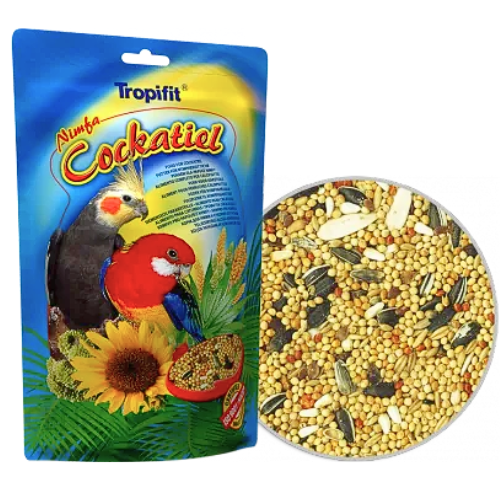 Tropifit 700g COCKATIEL - Pokarm Całoroczny dla Nimf i Innych Papug od ParrotPlanet.pl