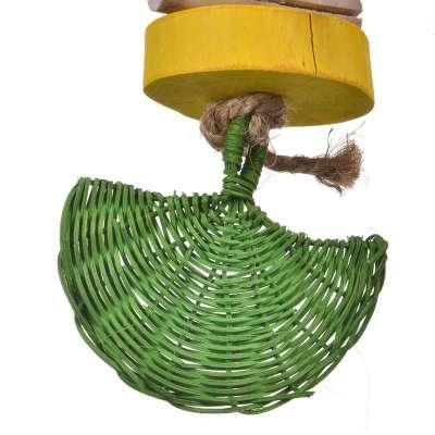 ZioMuś - Ludzik 3D z drzewa Java dla dużych papug od ParrotPlanet.pl