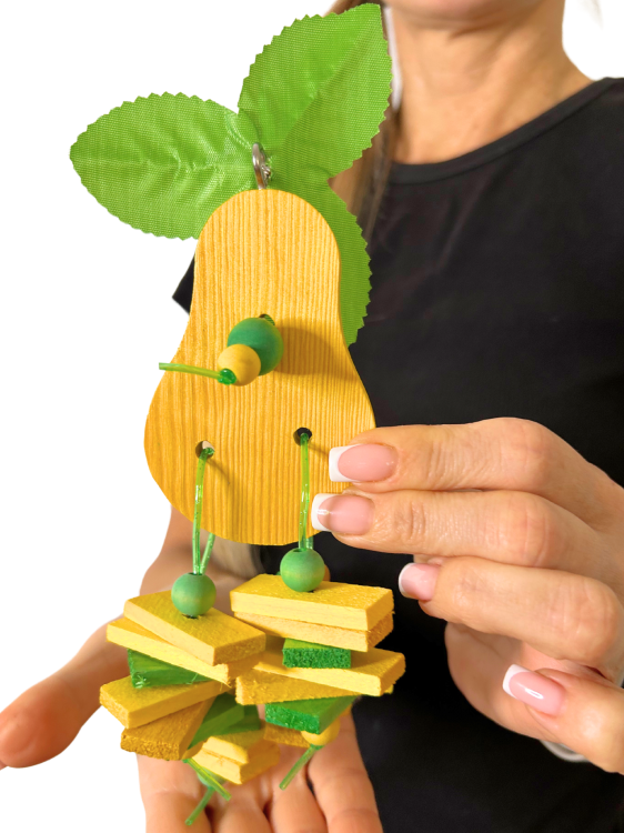 Mini Gruszka- zabawka dla wszystkich papug od ParrotPlanet.pl