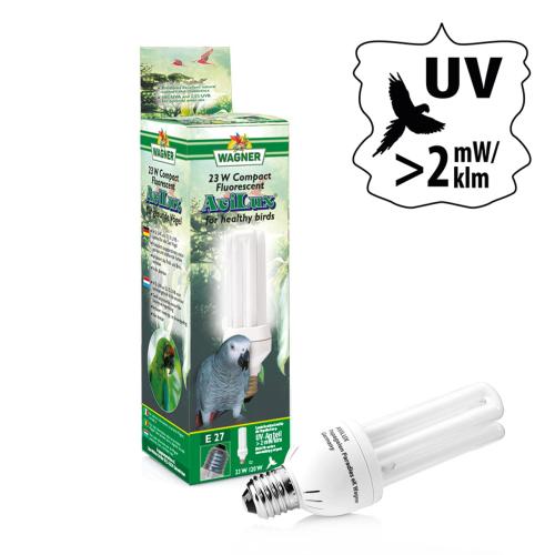 Żarówka AviLUX UVB 23W - bezpieczne światło dla wszystkich papug od ParrotPlanet.pl