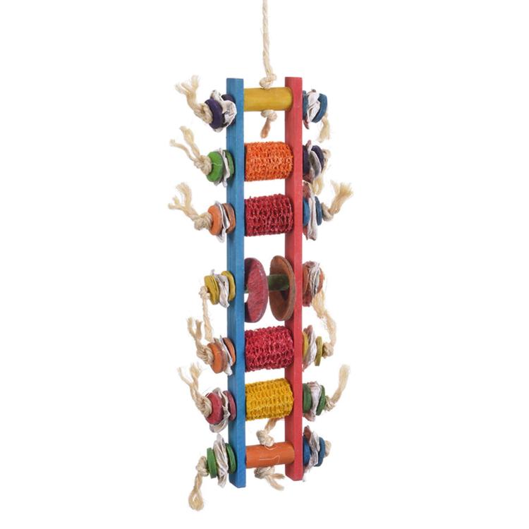 Kukurydziana drabina zabawka dla papug od ParrotPlanet.pl
