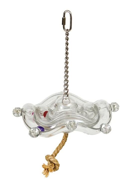 Spodek Ufo - Duży - Zabawka do zerowania dla wszystkich papug - Niezniszczalna