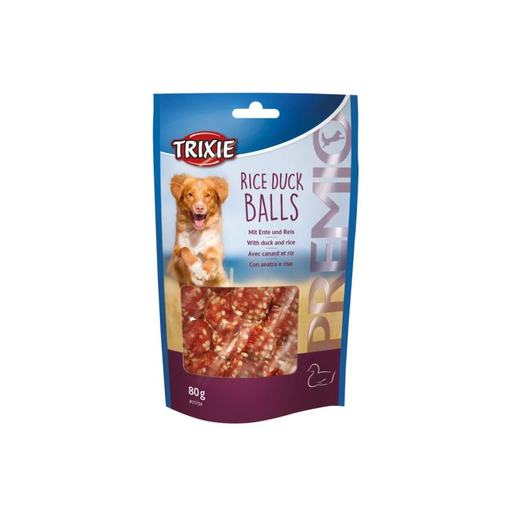 Przysmaki dla Psa – Kuleczki z Kaczką i Ryżem PREMIO, 80 g od ParrotPlanet.pl