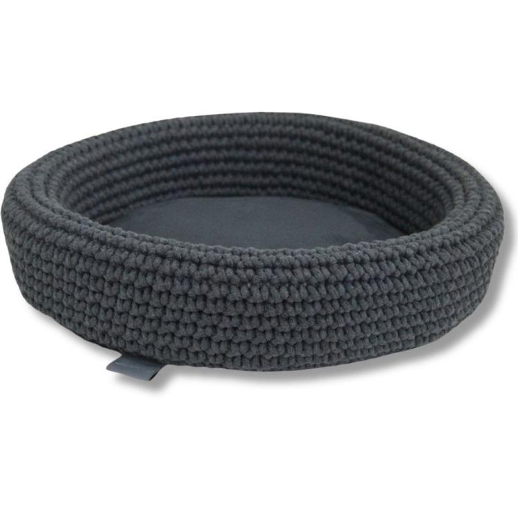 ParrotPlanet - Ręcznie Robione Legowisko ze Sznurka - Grafit od parrotplanet.jpg