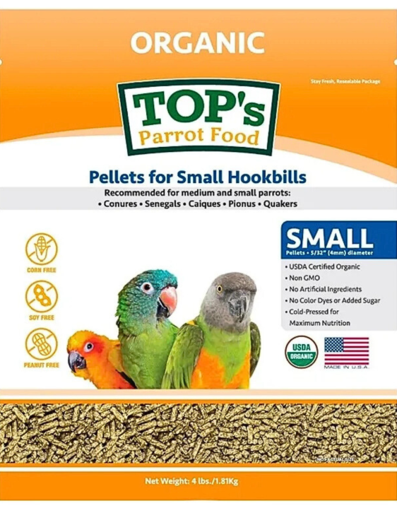 TOP's for small HookBills - Granulat dla nimf i innych małych papug 1,36kg od ParrotPlanet.pl