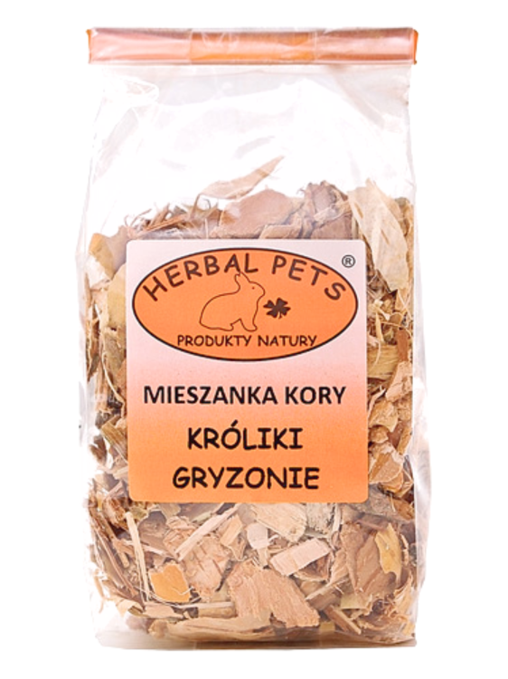 Mieszanka Kory dla Królików i Gryzoni – Naturalne Źródło Włókna i Gryzak Roślinny 75g od ParrotPlanet.pl