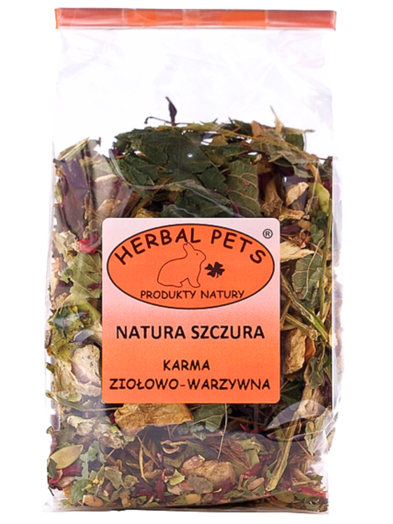 Naturalna Mieszanka Ziołowo-Warzywna dla Szczura 150g od ParrotPlanet.pl
